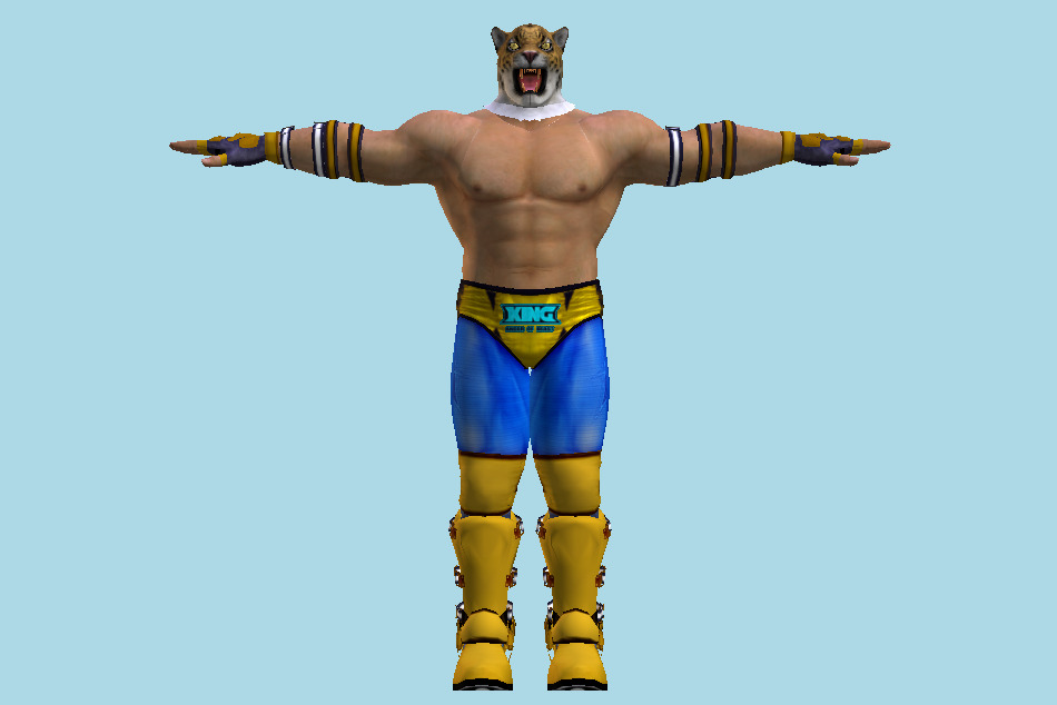 Tekken 7 King (Tiger) 3d model
