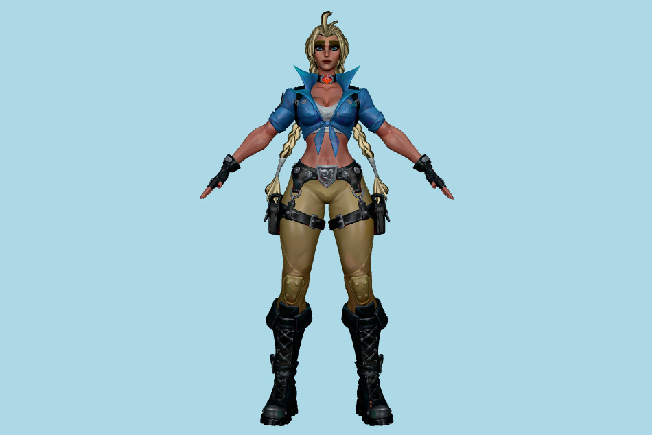 Marvel Rivals - Elsa Bloodstone - Young Blood 3d model