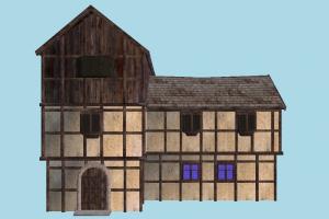 House house, home, building, medieval, build, apartment, flat, residence, domicile, structure