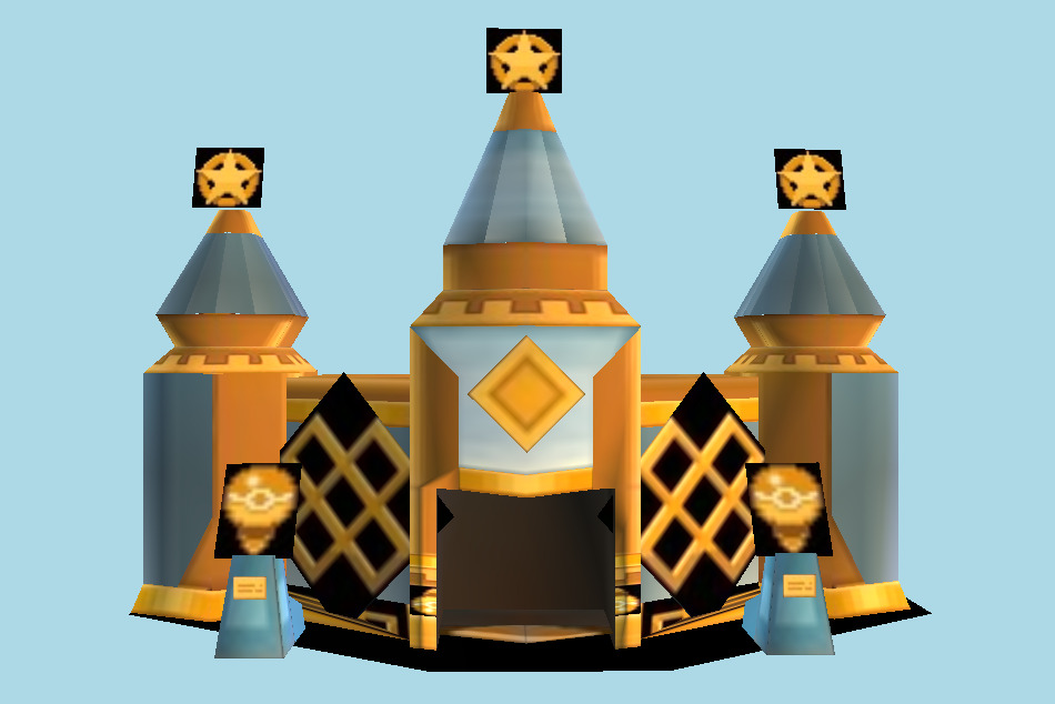 Pokemon Black / White Driftveil Gym 3d model
