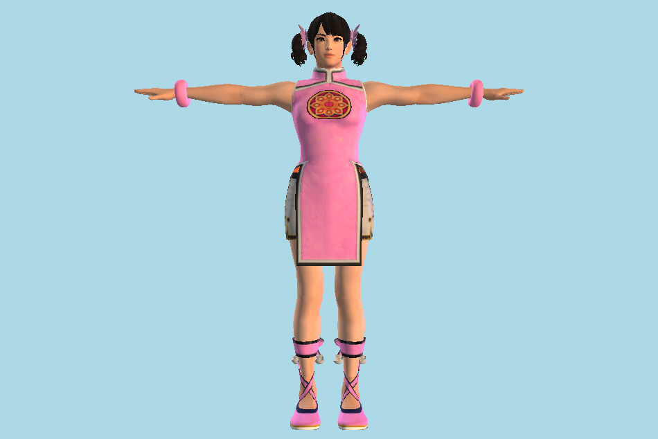 Tekken 7 Xiaoyu 3d model