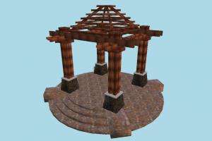 Pavilion pavilion, tent, summer, small, stage, build, structure