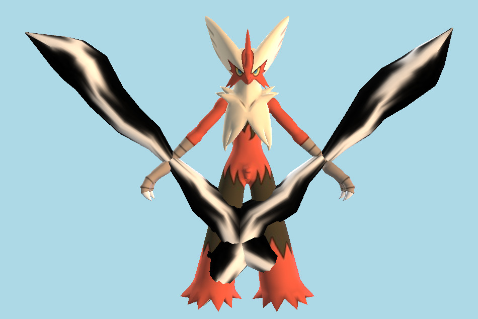 Pokemon Blaziken 3d model