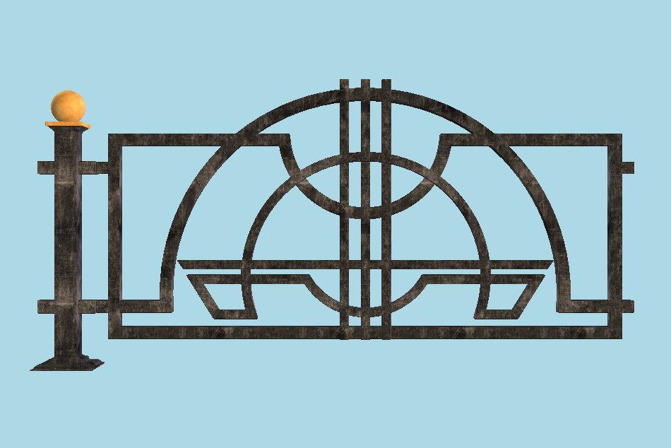 Fence 3d model