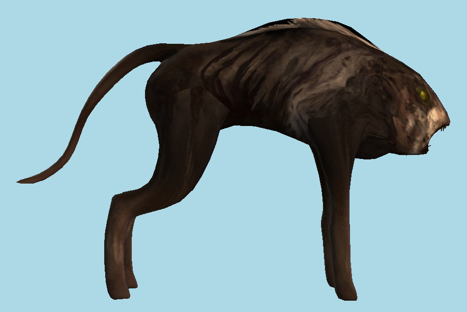 Zombie Dog 3d model