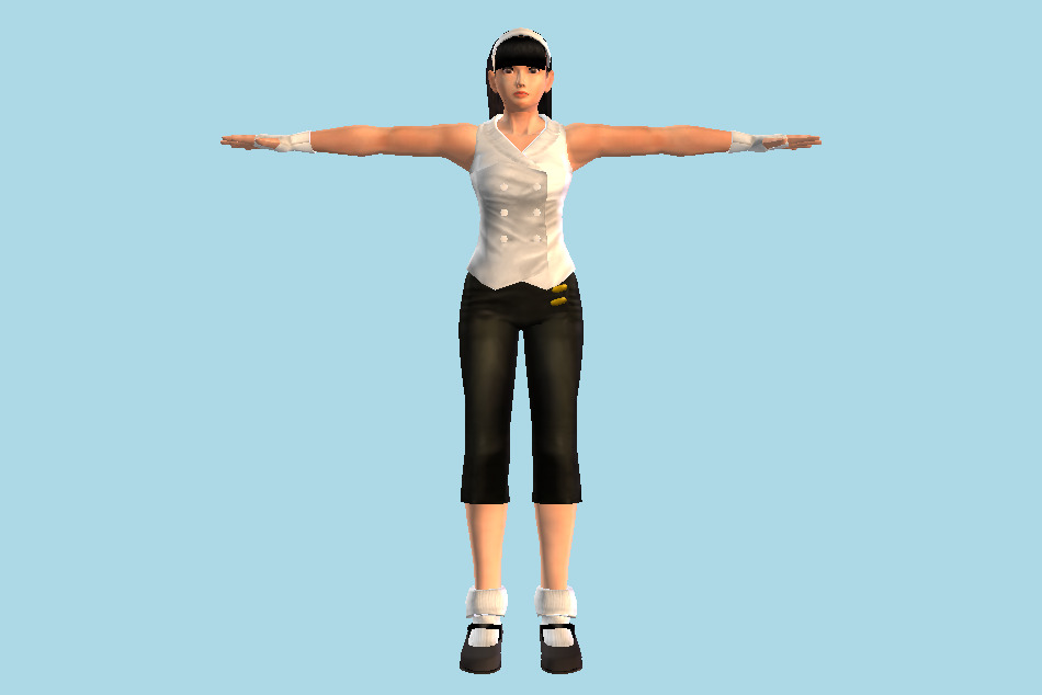 Tekken Jun Tag Tournament 3d model