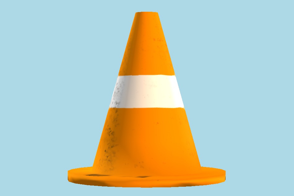 Street Cone 3d model