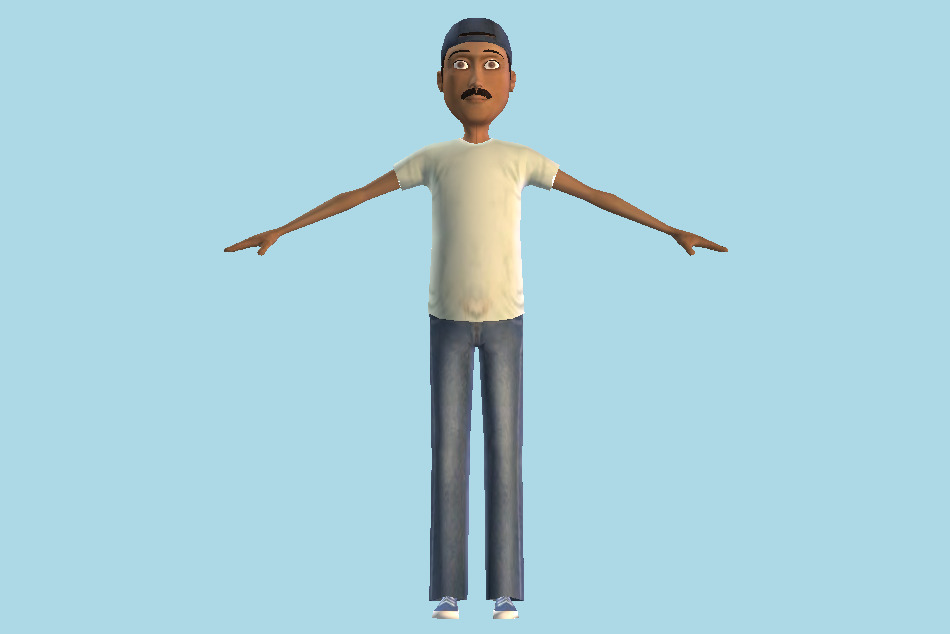 Bee Movie Game Hector Man 3d model