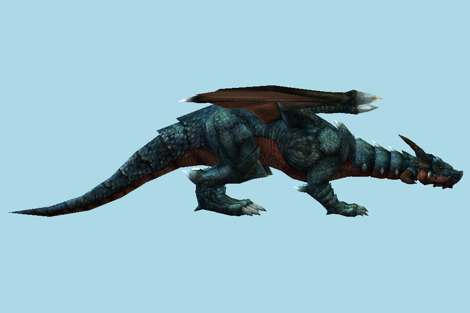 Sonic and the Black Knight Mist Dragon 3d model