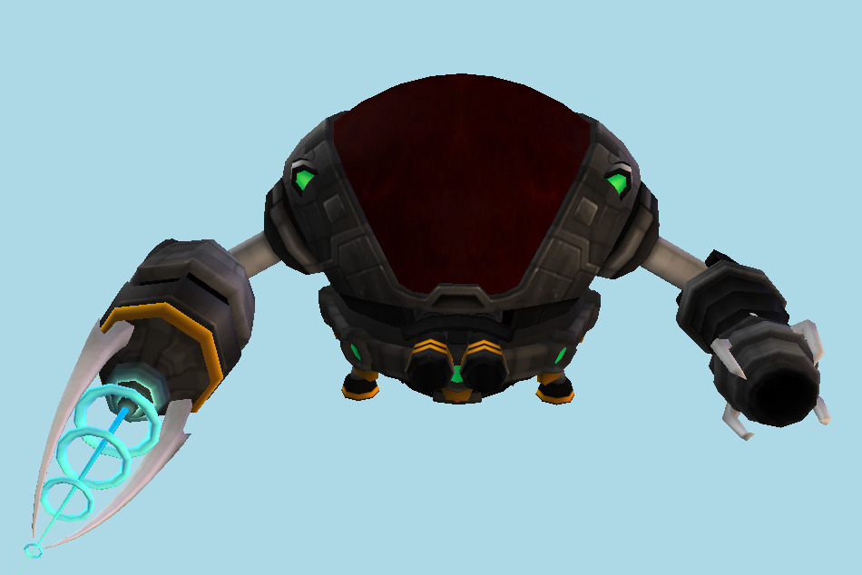 Ratchet & Clank Drek`s Mech - Drekmech 3d model