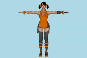 Tekken Xiaoyu Tekken, woman, girl, female, lady, people, human, character, cute, hentai