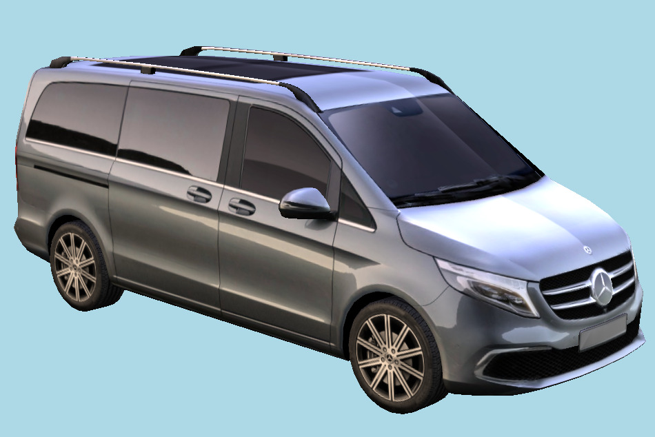 Mercedes-Benz Car V-Class 2019 3d model