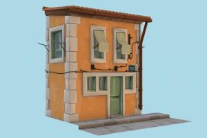 Lisboa House house, home, building, cartoon, street