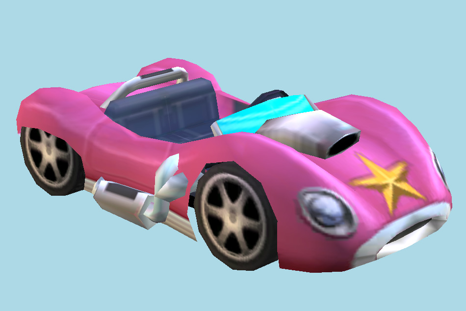 CTR Crash Tag Team Racing Car 3d model