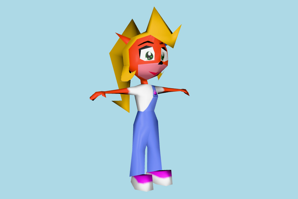 Coco Bandicoot 3d model