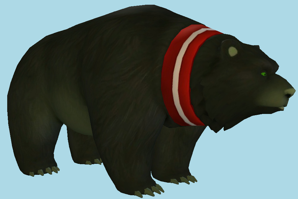 Young Justice: Legacy Beast Boy (Bear) 3d model