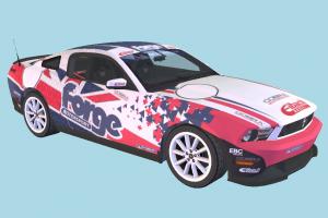 Ford Mustang Ford-Mustang, racing, car, ford, vehicle, transport, carriage