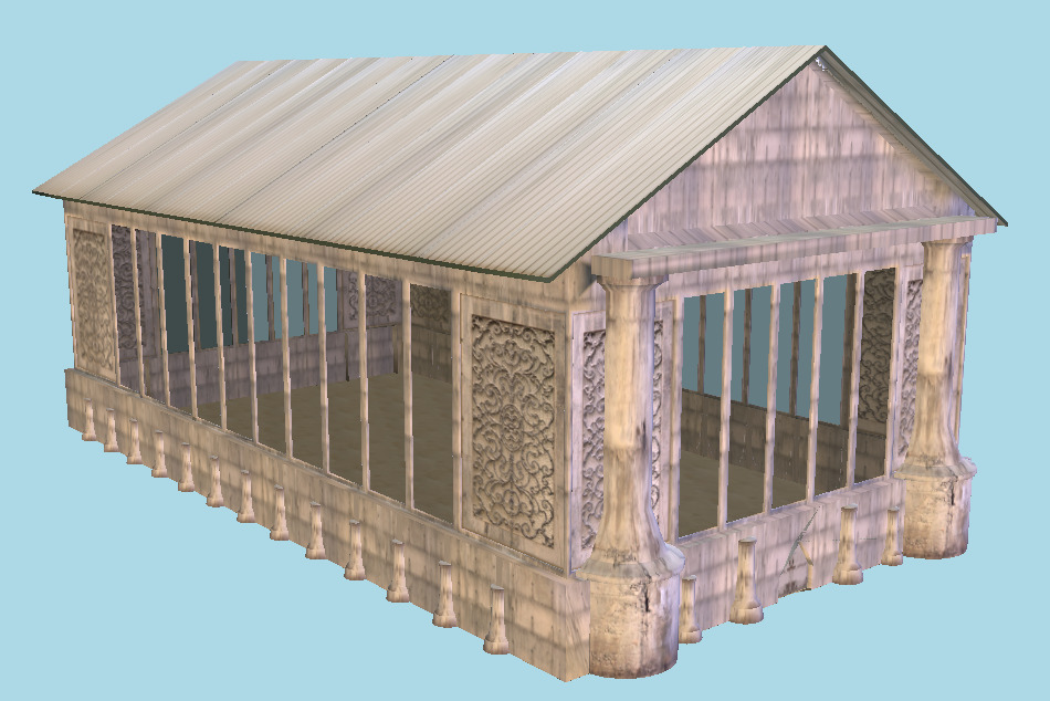 Sci-Fi Building Hydroponics 3d model