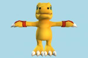 Agumon Pokemon, Pokémon, Digimon, animal-character, cartoon