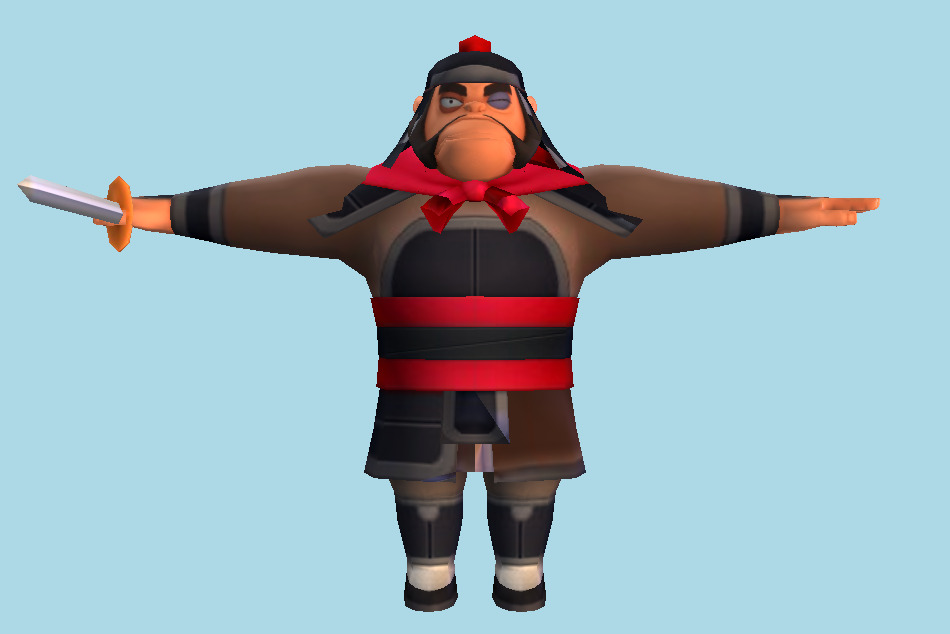 Kingdom Hearts 2 Yao 3d model