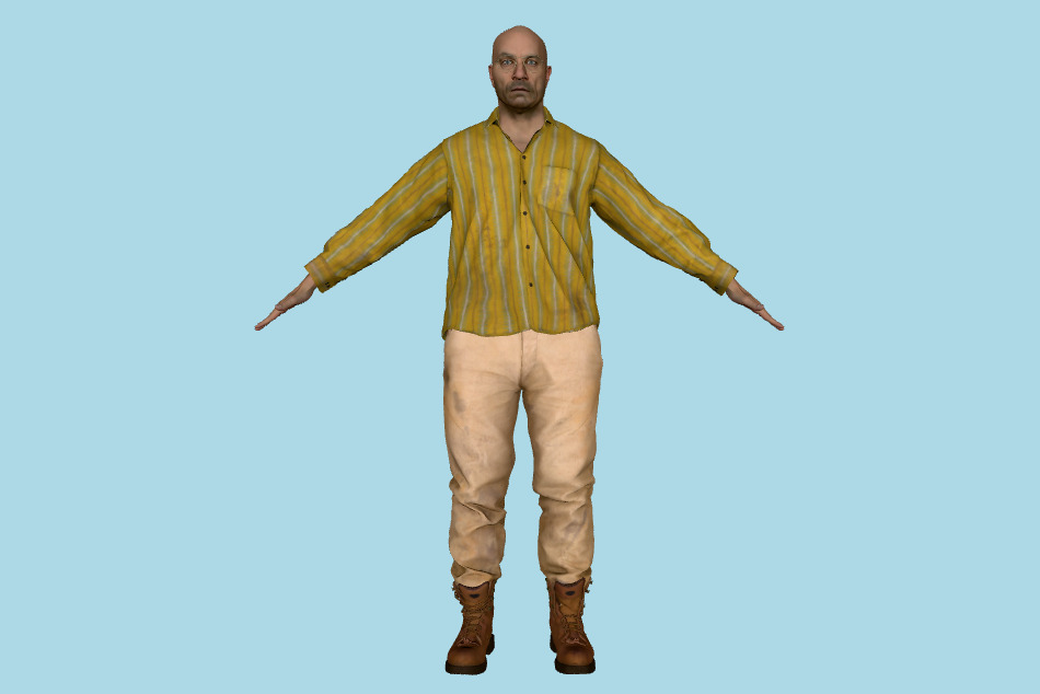 Jack Baker 3d model