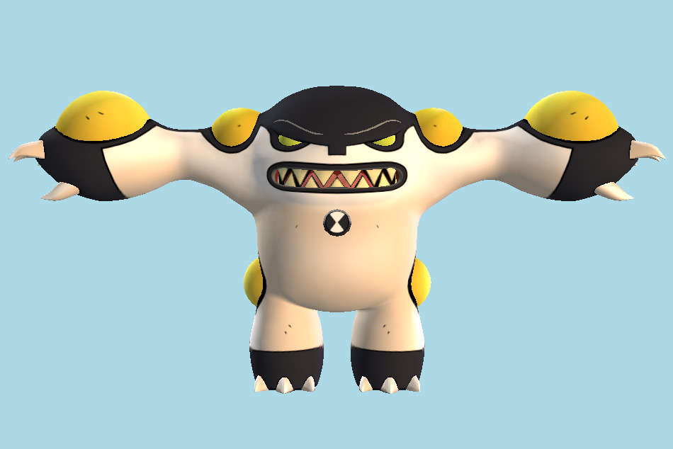 Ben 10 Cannonbolt 3d model