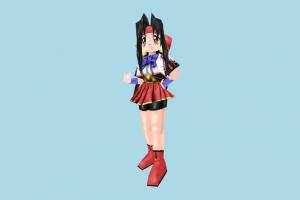 Tsugumi mdl, hlmdl, halflife, characters, animated