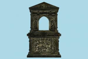 Tomb tomb, statue, stone, marble