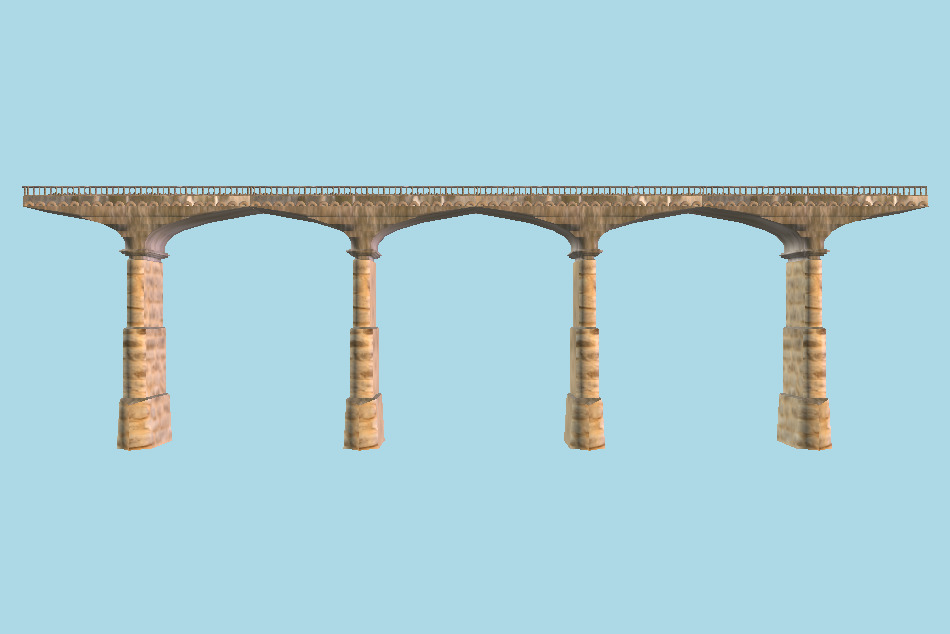 Old Bridge 3d model