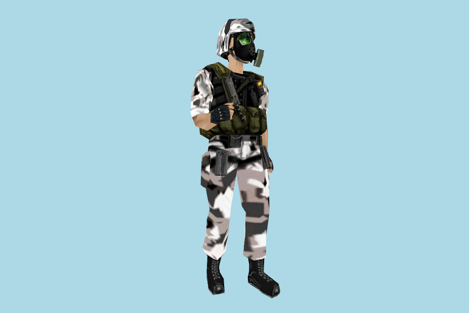 Player HL MDL 3d model