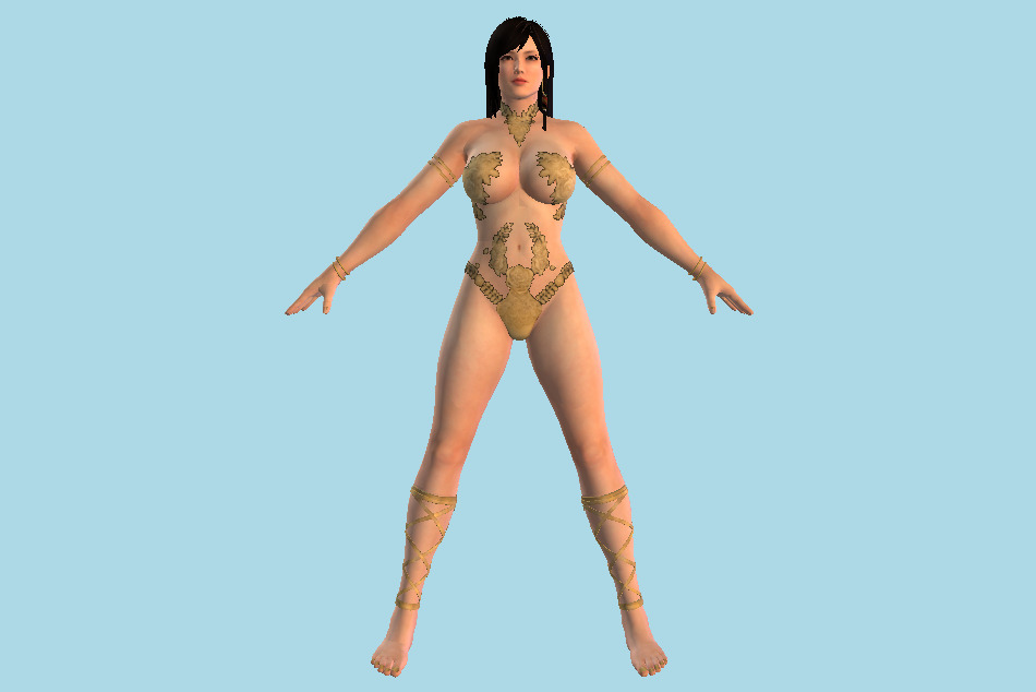 Miyako Girl Show Stopper Long Hair 3d model