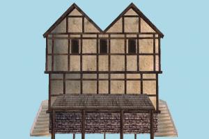 House house, home, building, medieval, build, apartment, flat, residence, domicile, structure