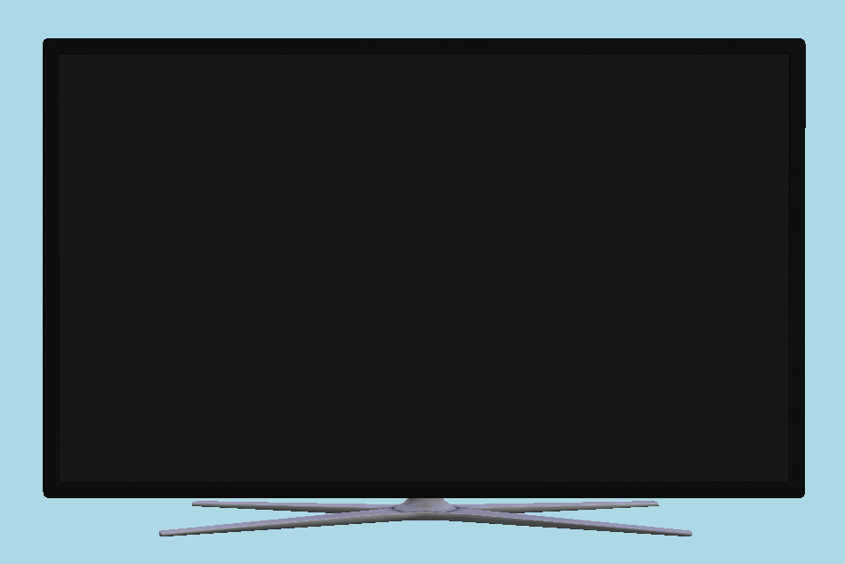 Flat Screen TV 3d model