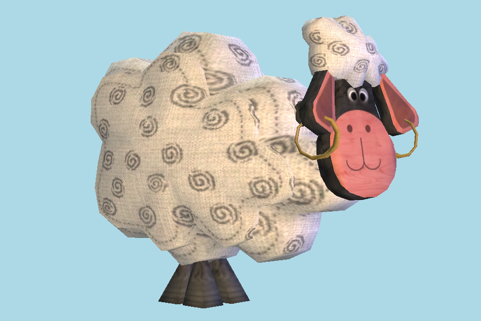 LittleBigPlanet Karting Sheep 3d model