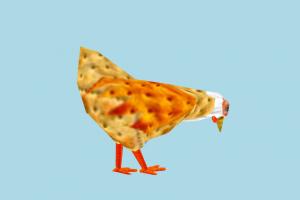 Chichen mdl, hlmdl, halflife, animal, animated