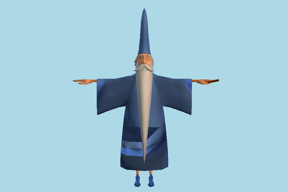 Kingdom Hearts 2 Merlin 3d model