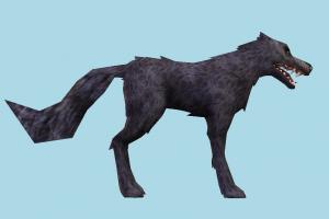 Dog dog, wolf, monster, evil, wild, animal, animals