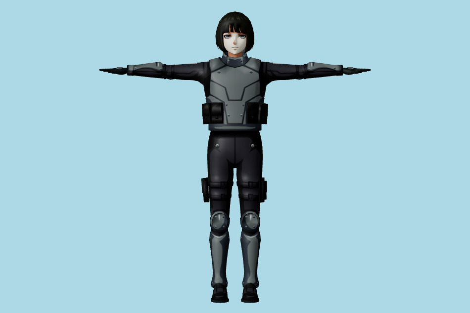 Tokyo Ghoul Re Birth - Koori Ui 3d model