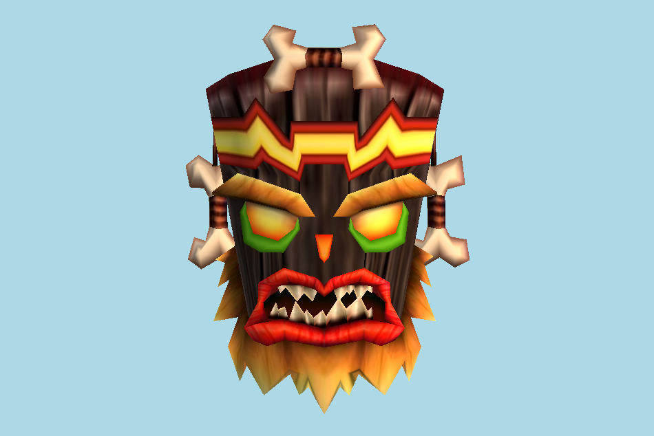 Crash Twinsanity - Uka Uka 3d model