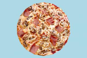 Pizza pizza, food, foods, cook, lowpoly