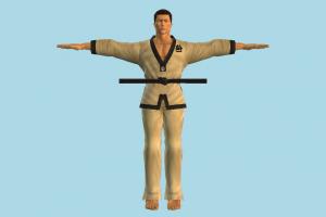 Tekken Baek tekken, kung-fu, carate, man, male, people, human, character