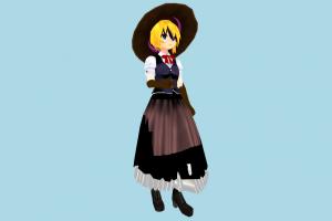 Meguru Aneki Animated mdl, hlmdl, halflife, characters, animated