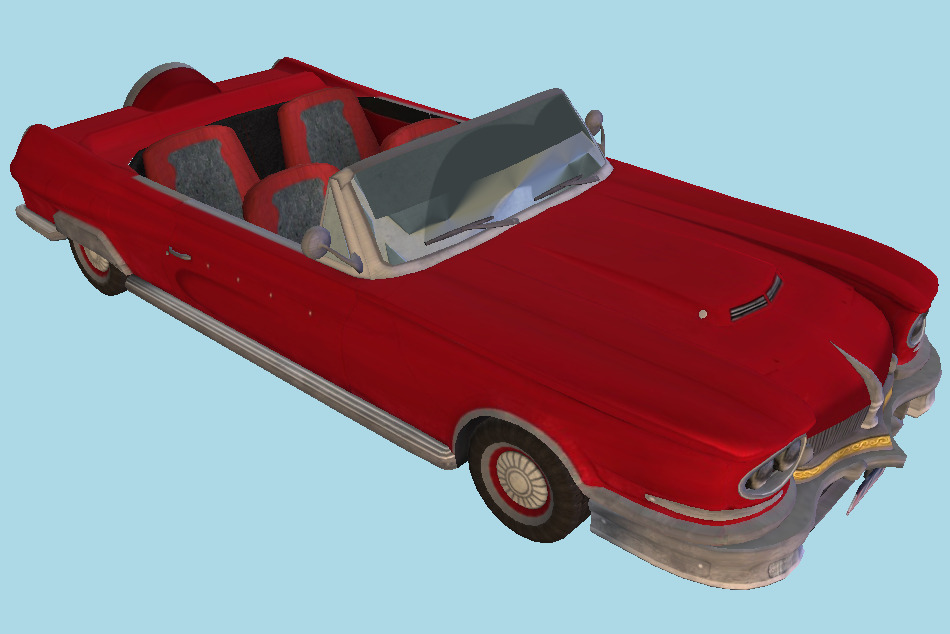Bayonetta Enzo`s Convertible Car 3d model