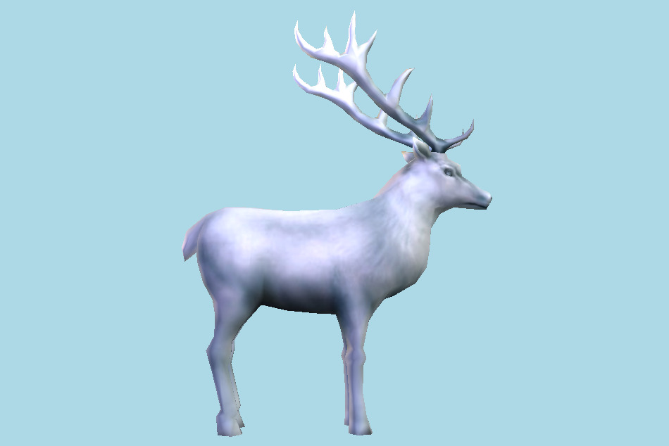 Harry Potter & the Prisoner of Azkaban Stag (Patronus) 3d model