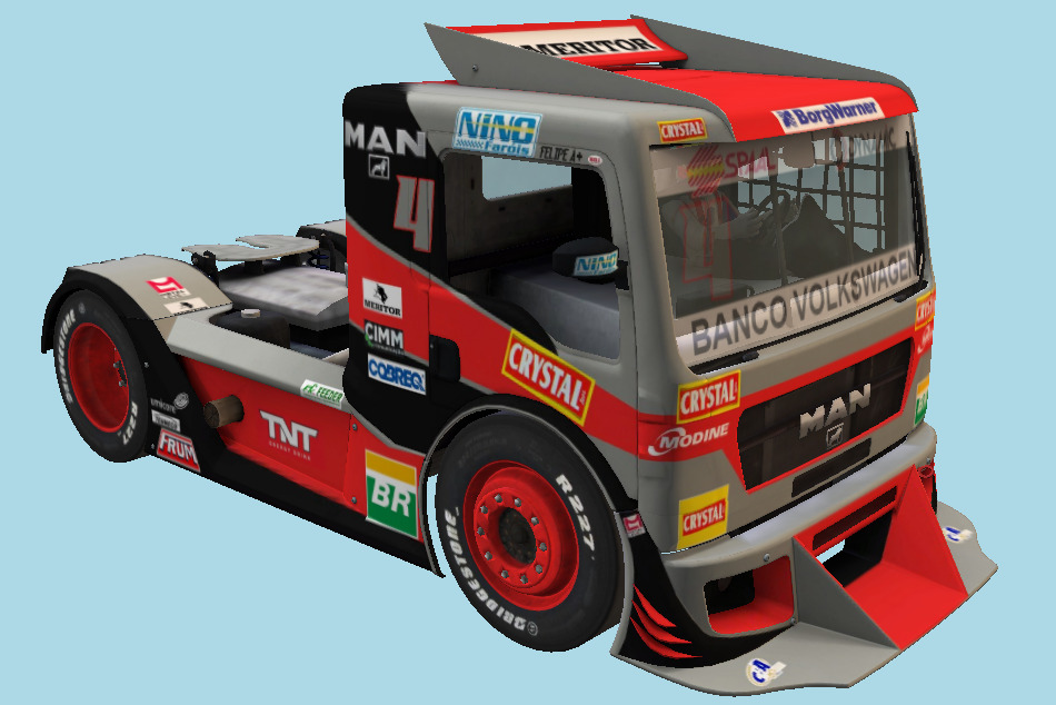 Volkswagen Constellation RM Competicoes 4 Exterior Truck 3d model