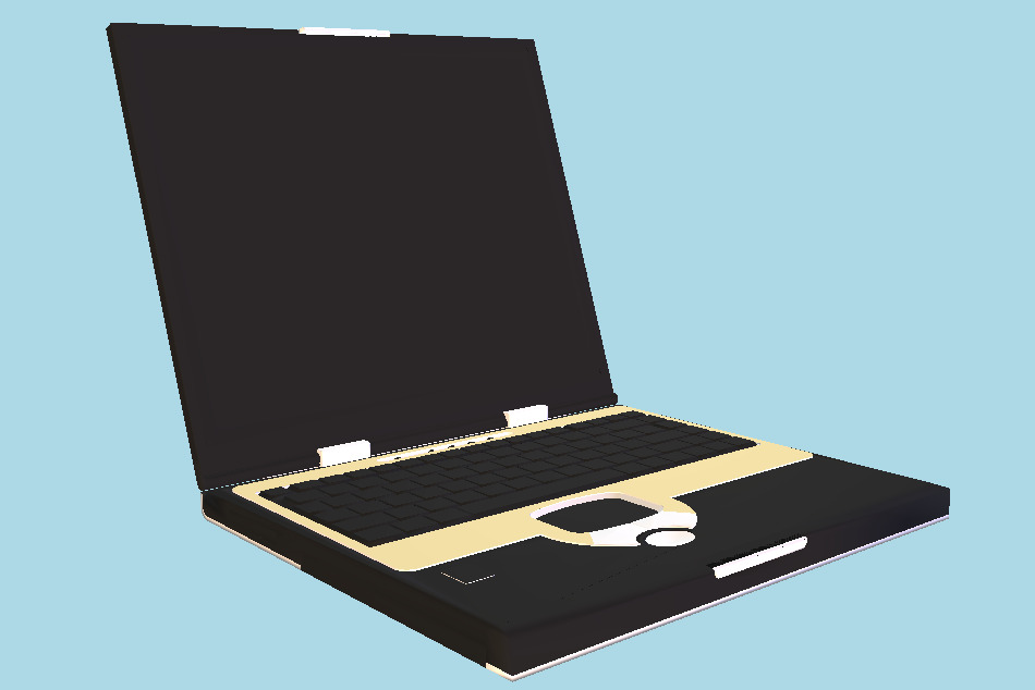 Laptop Notebook Computer 3d model