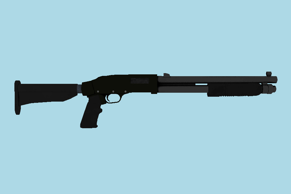 Shotgun 3d model