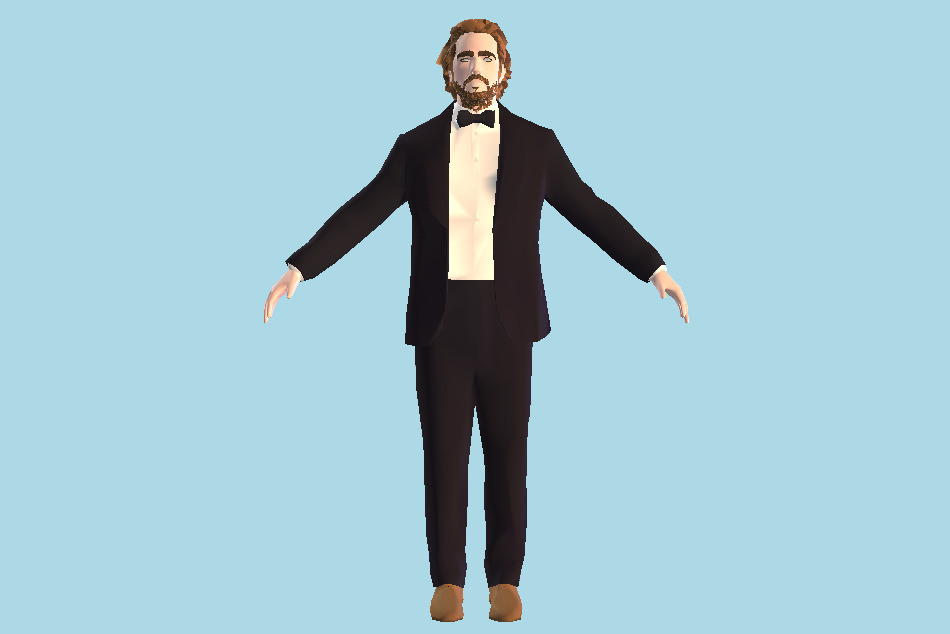 Toony Man 3d model