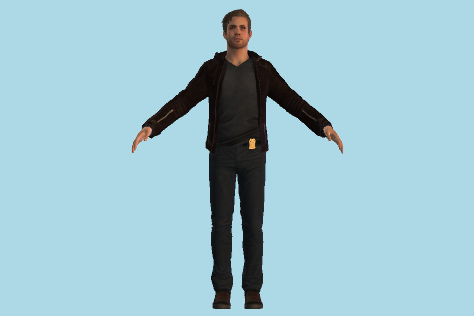 Detroit Become Human Gavin Reed Man 3d model