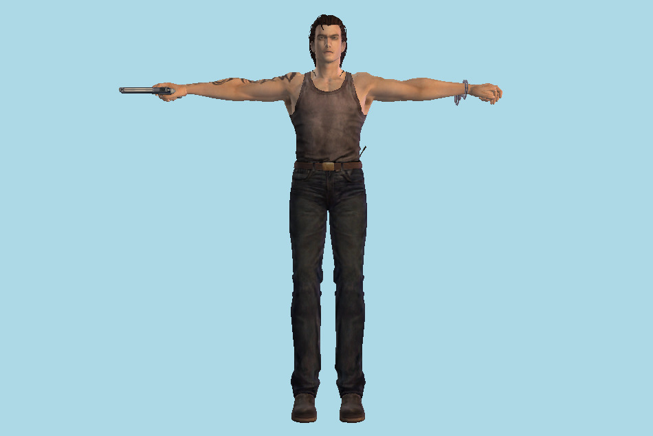 Resident Evil: The Umbrella Chronicles - Billy Coen 3d model